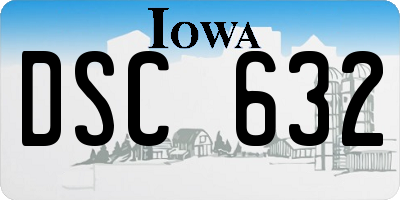 IA license plate DSC632