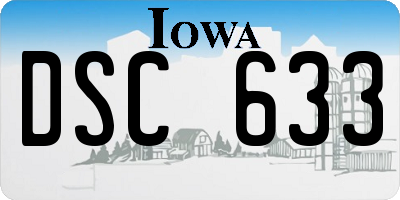 IA license plate DSC633