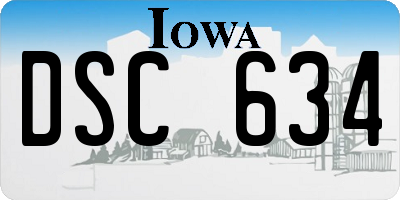 IA license plate DSC634