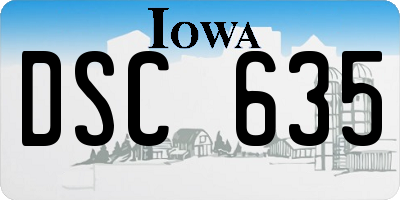 IA license plate DSC635