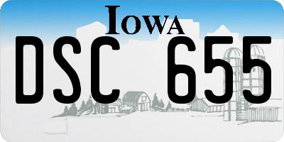 IA license plate DSC655