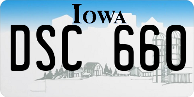 IA license plate DSC660
