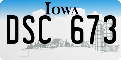 IA license plate DSC673