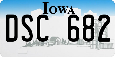 IA license plate DSC682