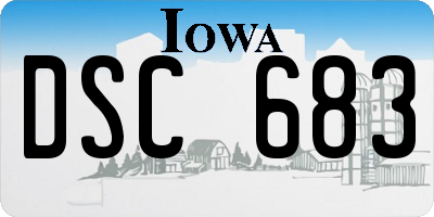 IA license plate DSC683