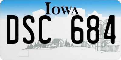 IA license plate DSC684