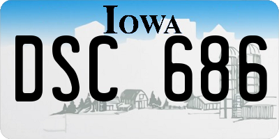 IA license plate DSC686