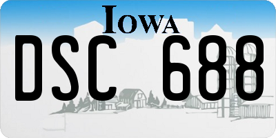 IA license plate DSC688