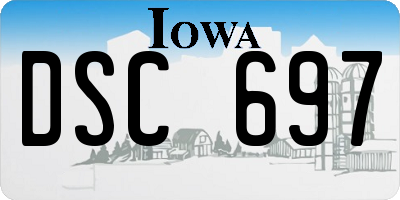 IA license plate DSC697