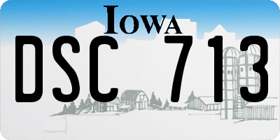 IA license plate DSC713