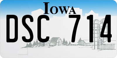 IA license plate DSC714