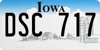 IA license plate DSC717