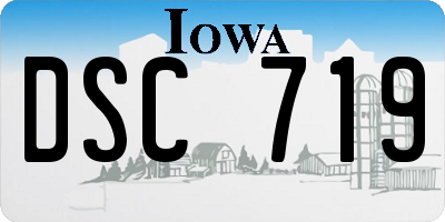 IA license plate DSC719