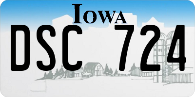 IA license plate DSC724
