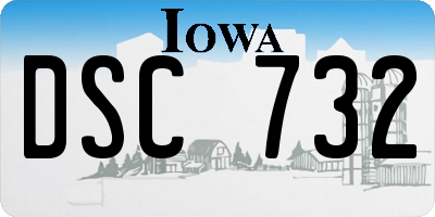 IA license plate DSC732