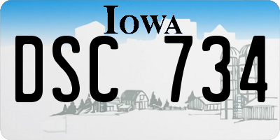 IA license plate DSC734