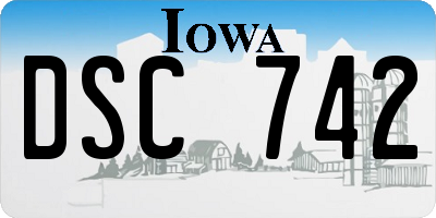 IA license plate DSC742