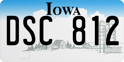 IA license plate DSC812