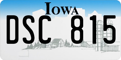 IA license plate DSC815