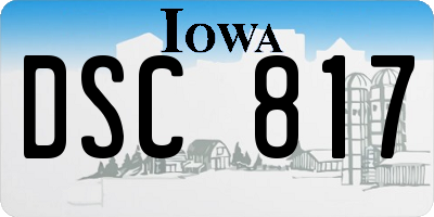 IA license plate DSC817