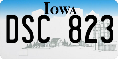 IA license plate DSC823