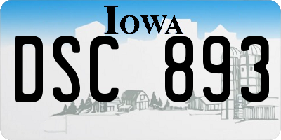 IA license plate DSC893