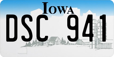 IA license plate DSC941