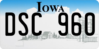 IA license plate DSC960