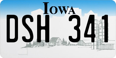 IA license plate DSH341