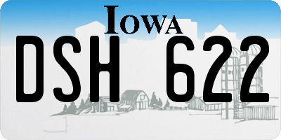 IA license plate DSH622