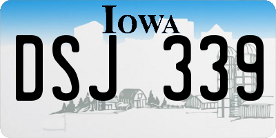 IA license plate DSJ339