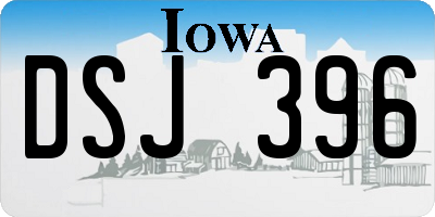 IA license plate DSJ396