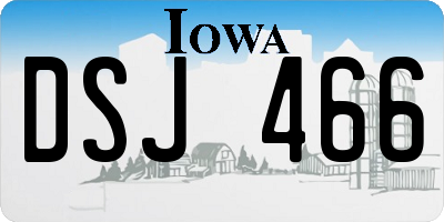 IA license plate DSJ466
