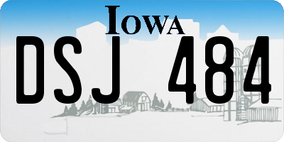 IA license plate DSJ484