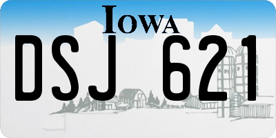 IA license plate DSJ621