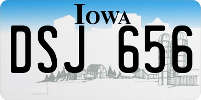 IA license plate DSJ656