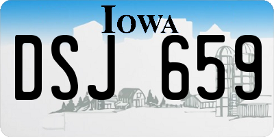 IA license plate DSJ659