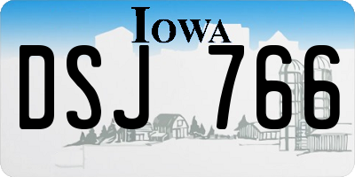 IA license plate DSJ766