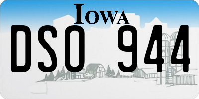 IA license plate DSO944