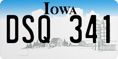 IA license plate DSQ341