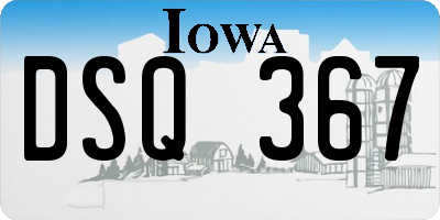 IA license plate DSQ367