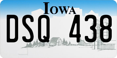IA license plate DSQ438