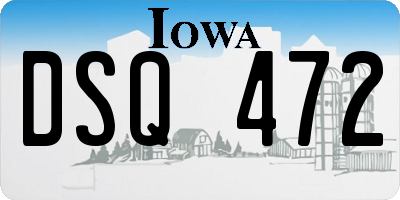 IA license plate DSQ472