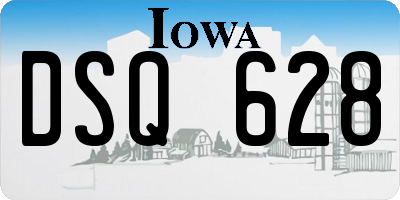 IA license plate DSQ628