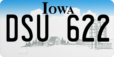 IA license plate DSU622