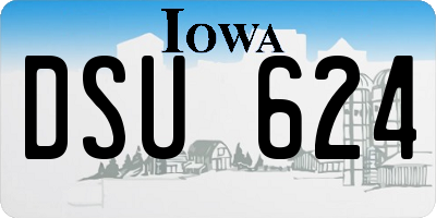 IA license plate DSU624