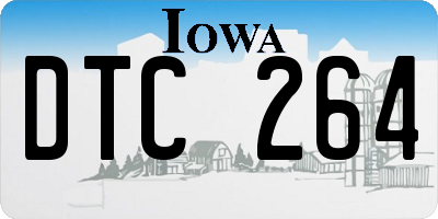 IA license plate DTC264