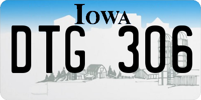 IA license plate DTG306
