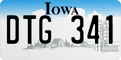 IA license plate DTG341
