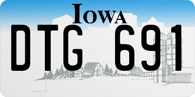 IA license plate DTG691